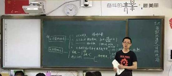 左边的电子白板正在语音识别