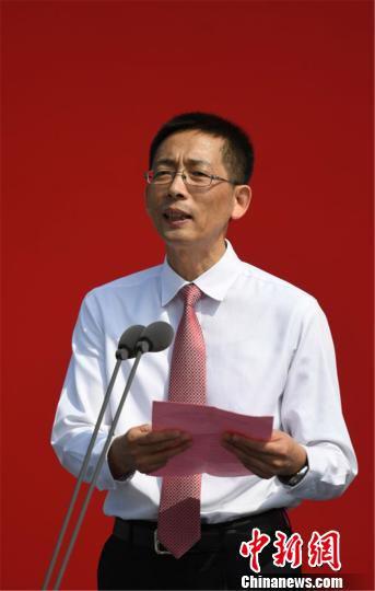 西湖大学筹办委员会主任施一公。 王刚 摄