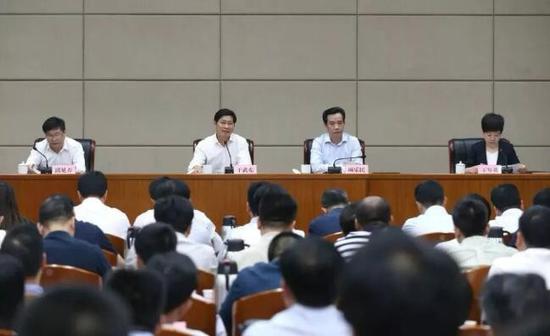 5月9日德清全县领导干部会议现场