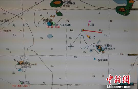 图为事发海域。台州海事局供图