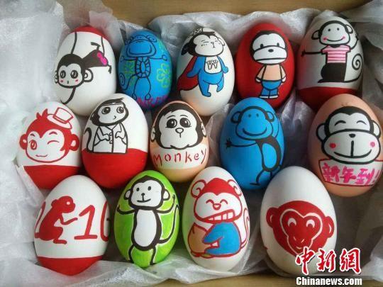 鹅蛋画。本人供图