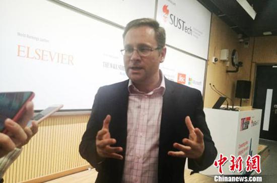 《泰晤士高等教育》全球排名主任编辑费尔·巴蒂。