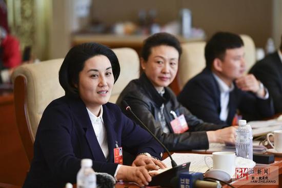 王滨梅代表发言