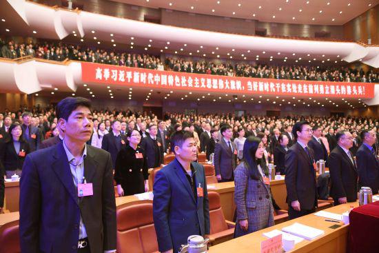4日,杭州市第十三届人民代表大会第三次会议在杭州开幕。 王远 摄