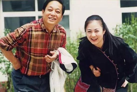 韩美林与夫人周建萍