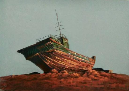 宁波美女老师用粉笔作画走红 全省只有其在教