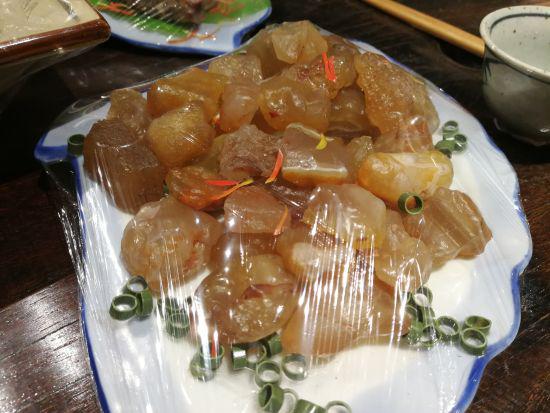 形似牛筋的奇石 三门县委宣传部提供