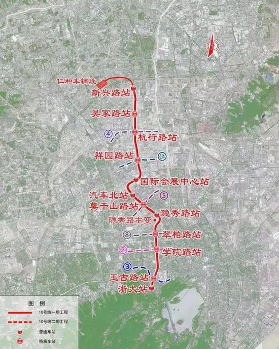 2018年杭州9个地铁项目开工 14条地铁线完整