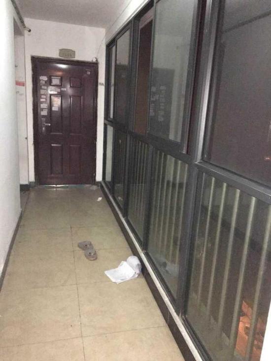 事发时的现场照片