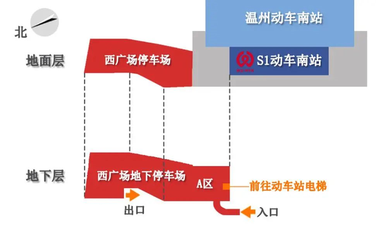 温州动车南站西广场停车场启用