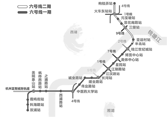一期、二期共25个站点,列车时速100公里,比目前主城区运营的地铁线路都快
