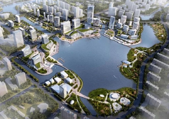 东部新城明湖南区工程效果图