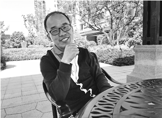 吉剑接受钱报记者专访。