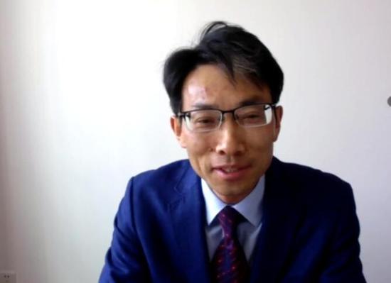 图:浙江财经大学副校长李永友教授直播连线画面