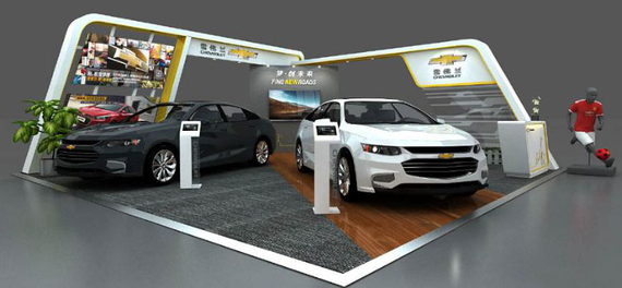 五洲雪佛兰百年美系车,亮相瑞安电影城_温州汽