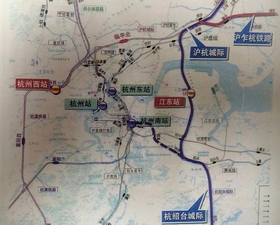 杭州火车西站规划最快6月出炉 地铁3号5号线无