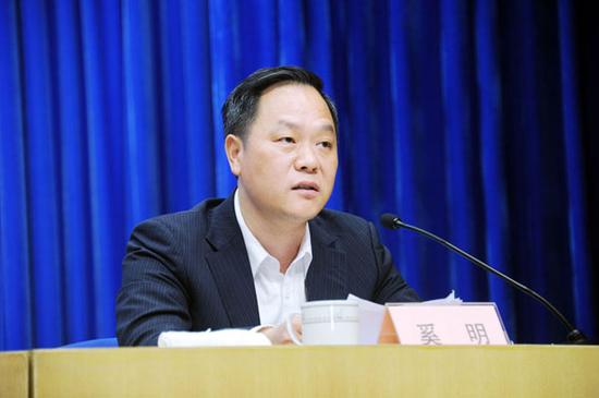 毛宏芳、奚明、潘银浩分别作表态发言