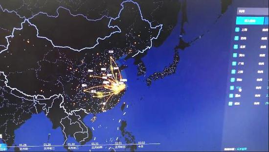 大数据:初六这天离开杭州的人一半去了上海(图