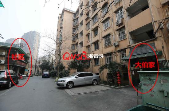 蔡大伯家与社区服务中心的距离