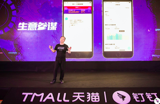 无招介绍,商家在天猫双11云端作战指挥部可以随时浏览生意参谋等重要数据信息。