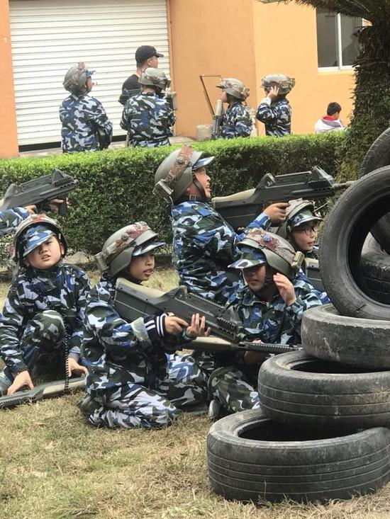 中山小学秋游之我是小小特种兵活动完美落幕_