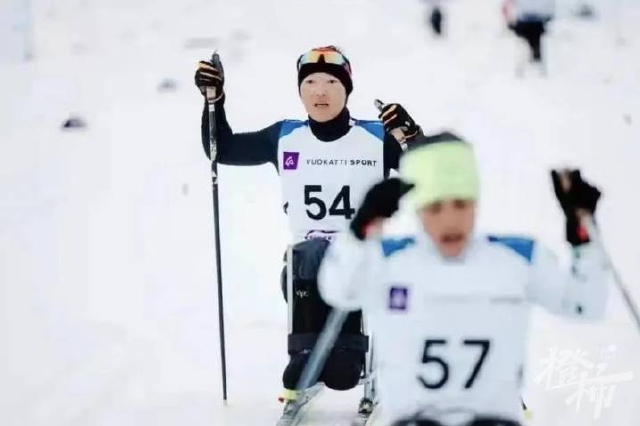 冬のパラリンピッククロスカントリースキー女子15キロ競技が終了杭州李盼望が銅メダル獲得