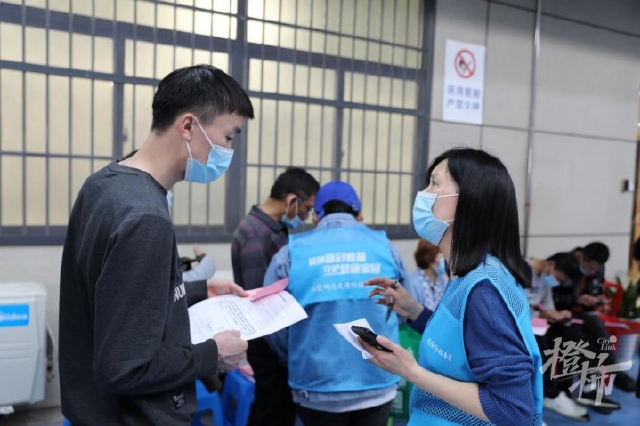 年45万回接種杭州上城初の角船室接種所開港1周年