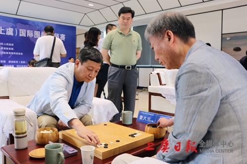 上虞国际围棋大师赛昨日开赛