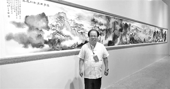 近15米长!现代版《富春山居图》面世