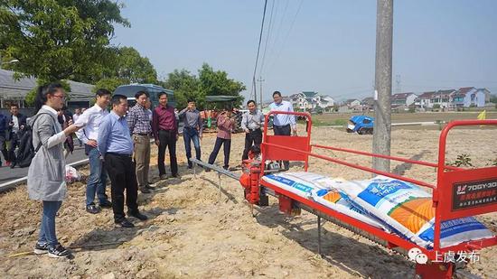 上虞推进机器换人 发展现代农业