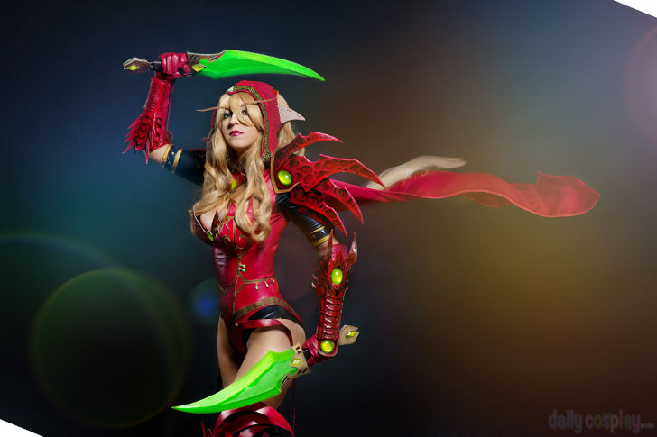 国外魔兽玩家COS推荐 精灵女盗贼瓦莉拉