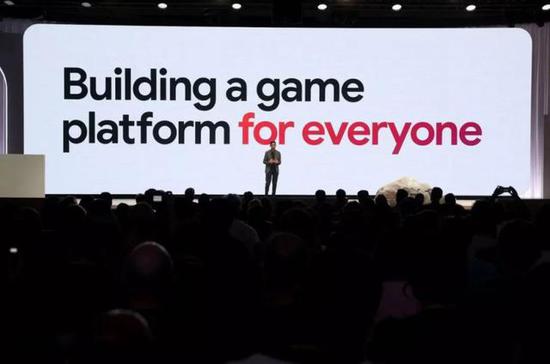 第31届GDC大会上，Google CEOSundar Pichai发布Stadia