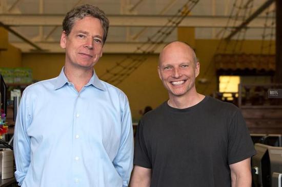  2014年的保罗·里奇（左）和弗雷德·福特（右）