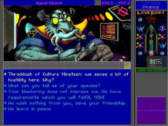 宇宙虽大，但树敌过多也会使人无处藏身，与其他文明进行有效的交涉不仅可以避免众叛亲离，也能推动游戏剧情