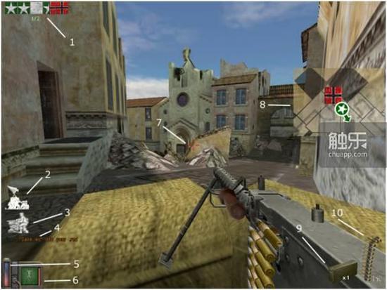 看HUD就知道，1.3版中有比“反恐精英”中更多需要留意的机制