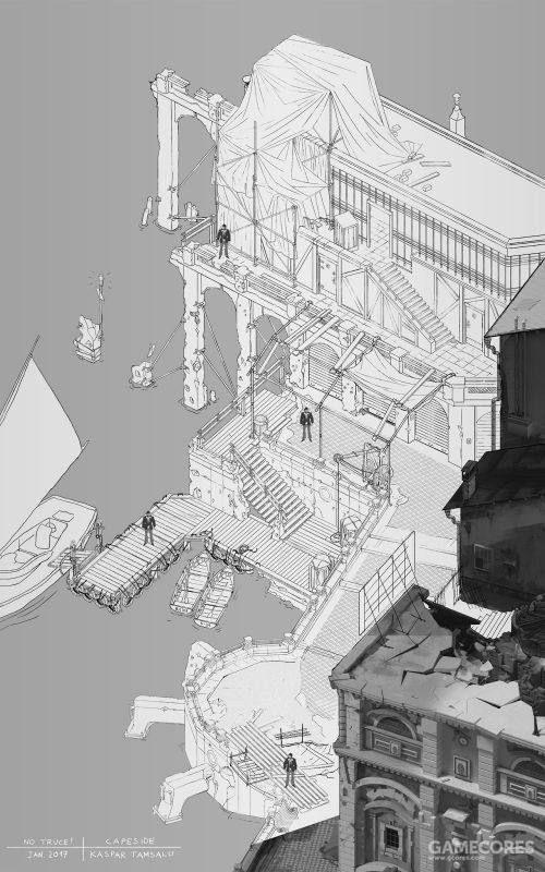 2017年，《极乐迪斯科》的原始设定图