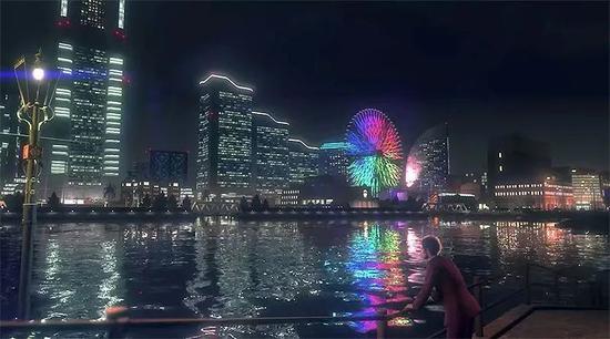 游戏宣传中的横滨夜景