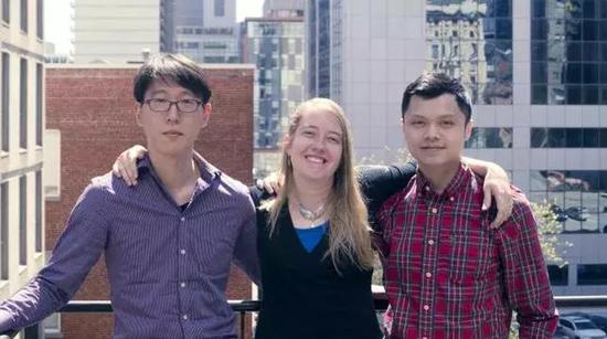 Kitfox cofounders&nbsp;Jongwoo Kim， Tanya X。 Short， and Xin Ran Liu
