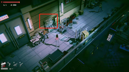 摆在货架上的电影海报