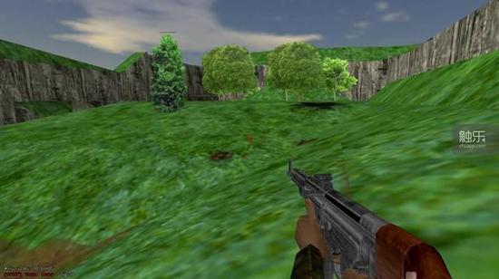 2000年11月，正在开发中的《胜利之日》Beta 1.0版，画面还没脱离上世纪90年代“低多边形”的调性