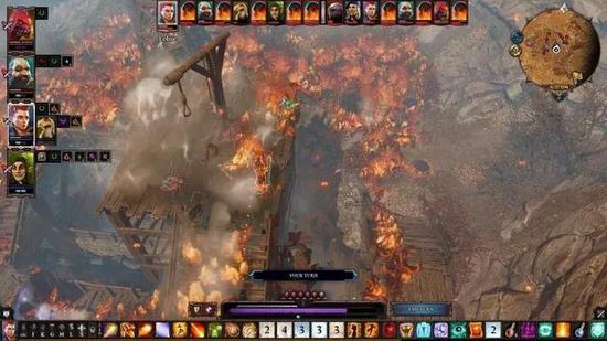 很多战斗结束之后，战场区域留下大量的魔法效果，你很难看清自己的角色