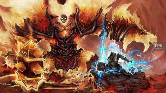 熔火之心是《魔兽世界》的第一个团队副本，“毛人风”“宁神骑”都出现在这个副本中