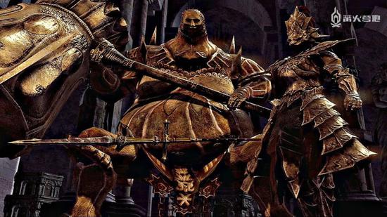 猎龙者翁斯坦和刽子手斯摩 - 出自《黑暗之魂》