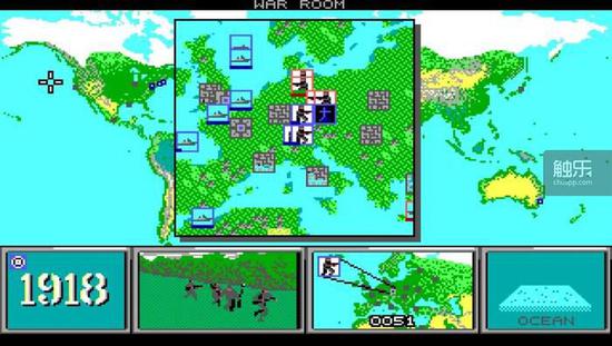 Ozark Softscape制作、MicroProse发行的《Command H.Q。》