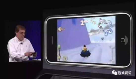 iPhone 3G发布会上亮相的《原始人拉力赛》
