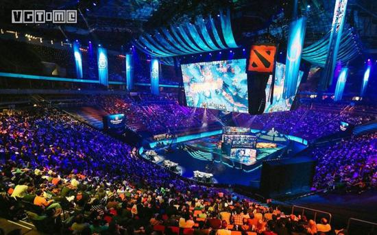 MOBA游戏的决赛盛况