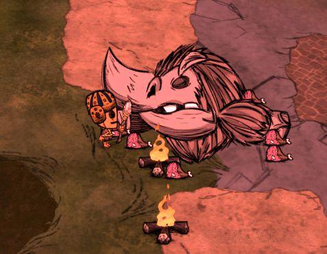 饥荒联机版远古犀牛超简单打法分享!