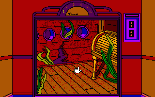 《The Manhole》帶有80年遊戲的標準畫風