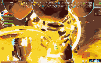 战斗时特效满天飞