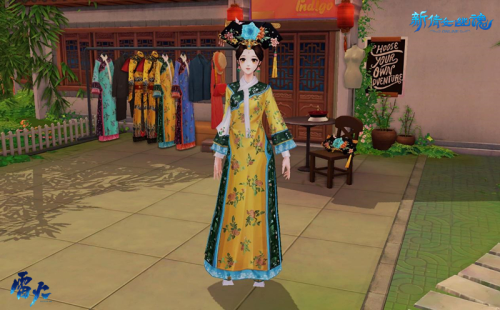 租赁古装着华服游西湖